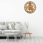 Wooden Silent Non-Ticking Wall Clock for Home Stylish Latest Designer Wall Clock for Home Living Room Bedroom Office Hall